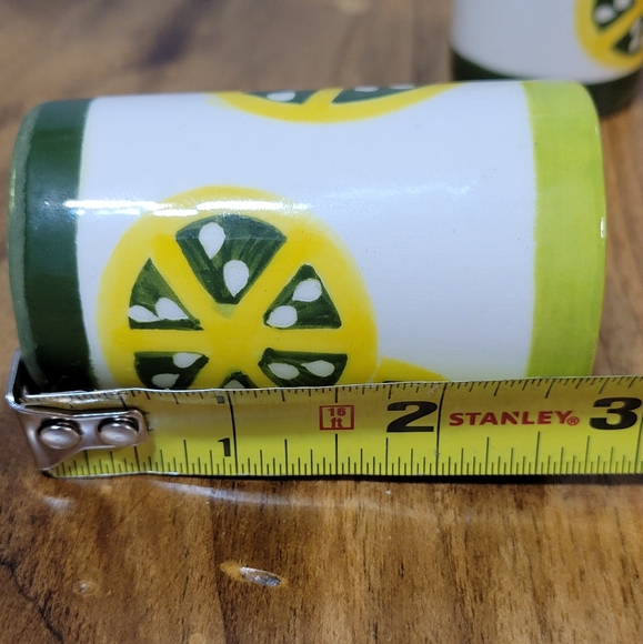 4 piece handpainted lime themed tequila set - Picture 10 of 11